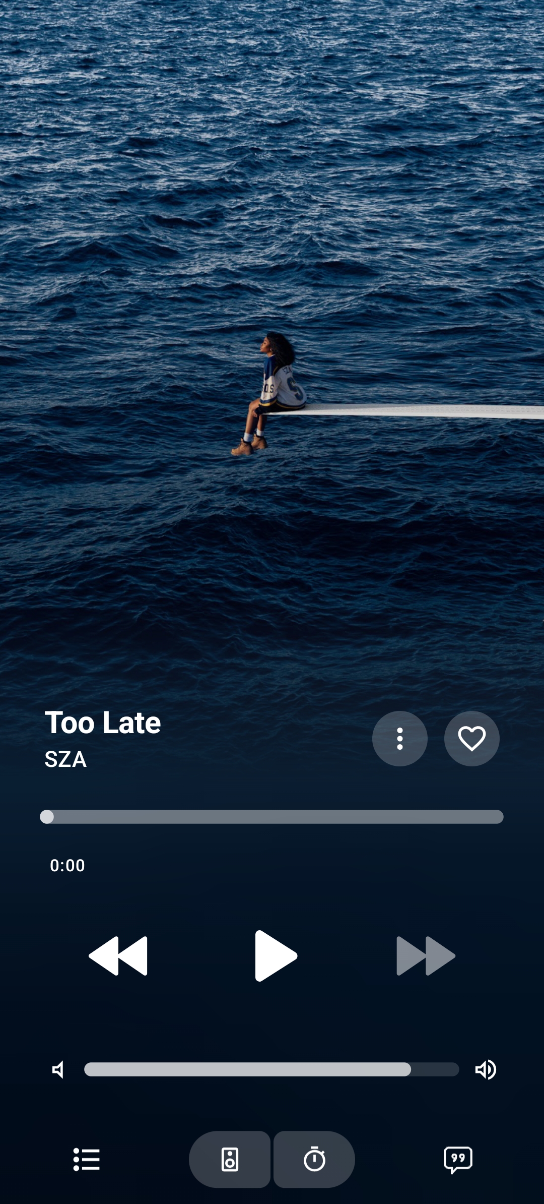 Full-screen player